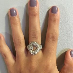 Stunning Banana Republic Crystal Statement Ring