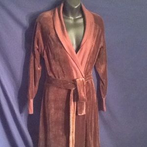 Nine Space Organic Cotton Bathrobe Brown, S/M-L/XL