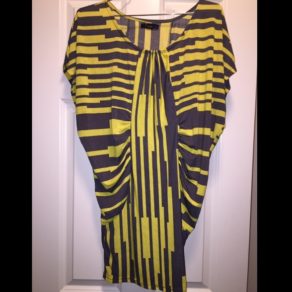 Cute Yellow & Gray dress