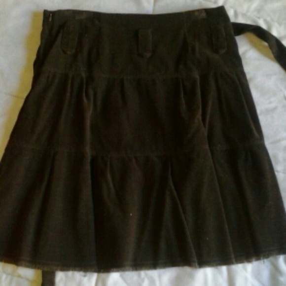 Brown corduroy skirt - Picture 4 of 4