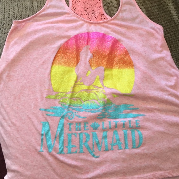 Little mermaid Razor back top
