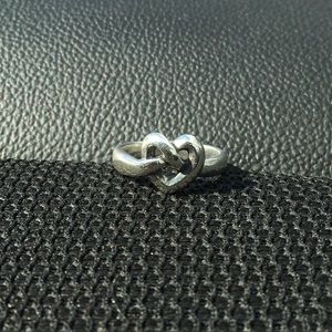 ••On Hold•• Heart knot ring