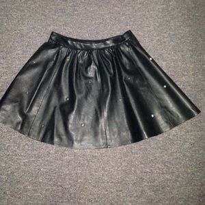 Faux Leather Skirt 🔮