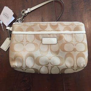Authentic Coach park signature wristlet
