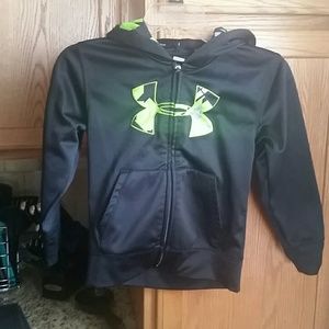 Boys size 6 Under Armour zip jacket