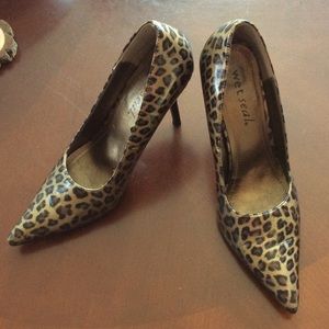 🌀 animal print heels 🌀