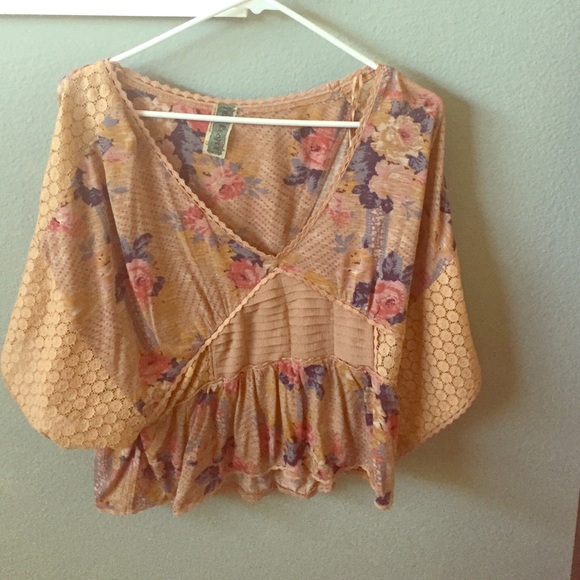 Free People Floral Top