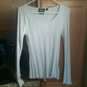 Silver Harley Davidson sweater..only worn twice