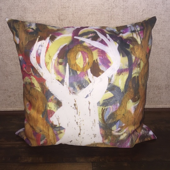 Deer head pillow