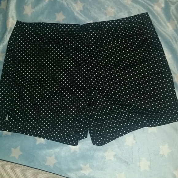 Larry Levine Polka Dot High Waisted Shorts