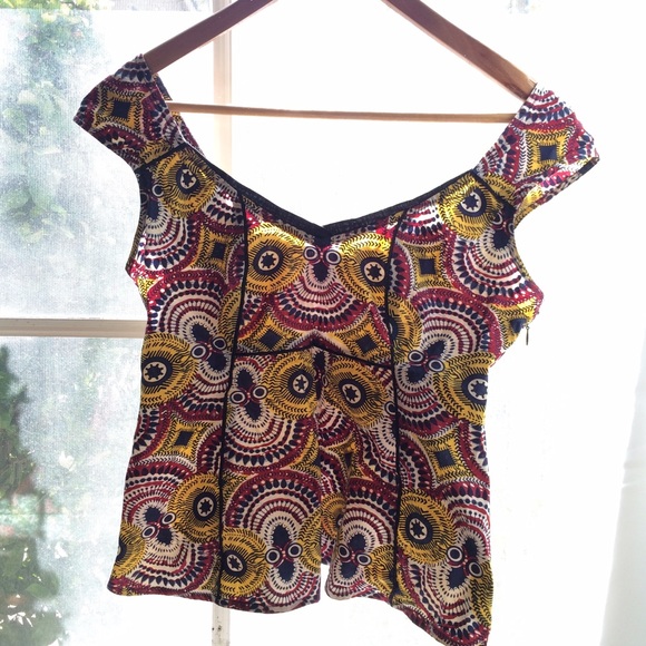 Anthropologie Edmé & Esyllte Printer Top
