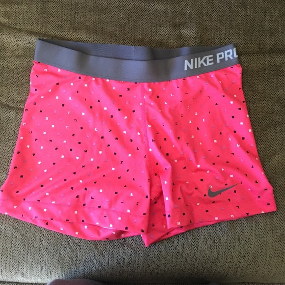 Pink nike shorts