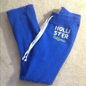 Blue Hollister Sweatpants