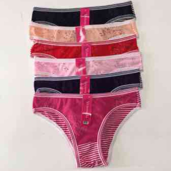 6 Bikini Cut Panties