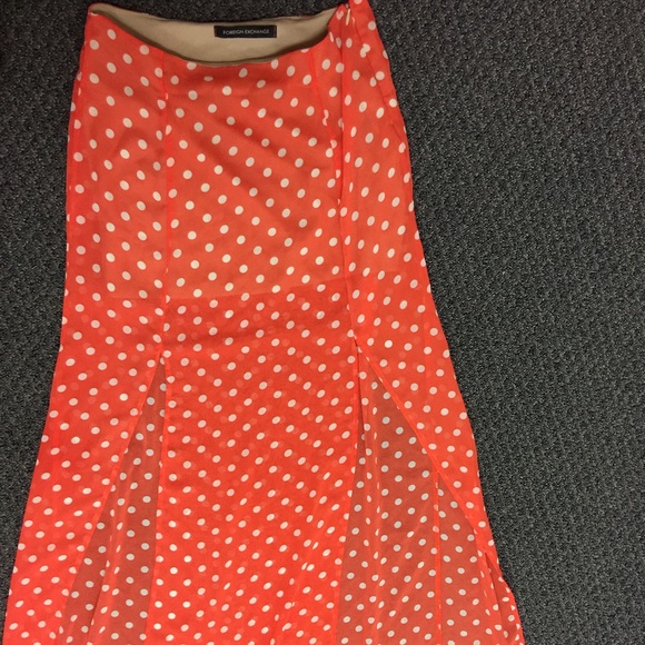 Foreign exchange maxi skirt
