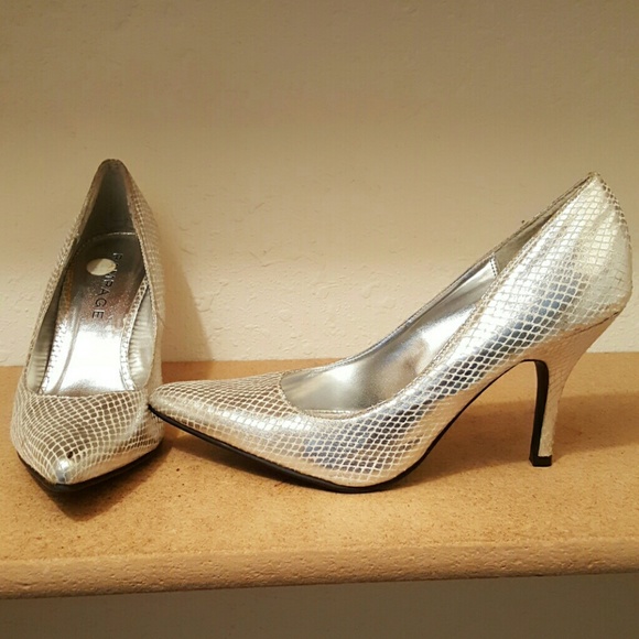 Silver heels