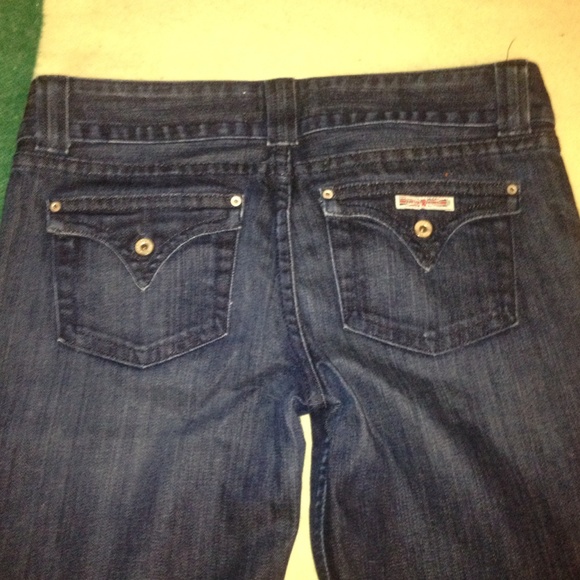Hudson bootcut or straight jeans womens 32 short