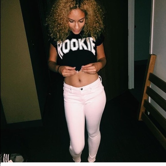 Black rookie crop top.