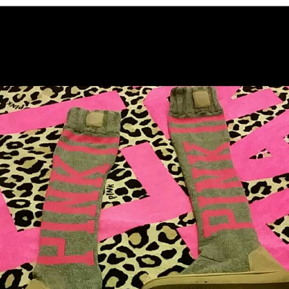 Vs Pink Sock Boots