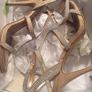 Steve Madden High Heels embellished rhinestones