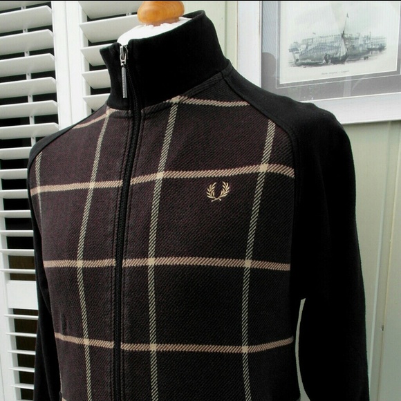Fred Perry Mens Cardigan Jacket