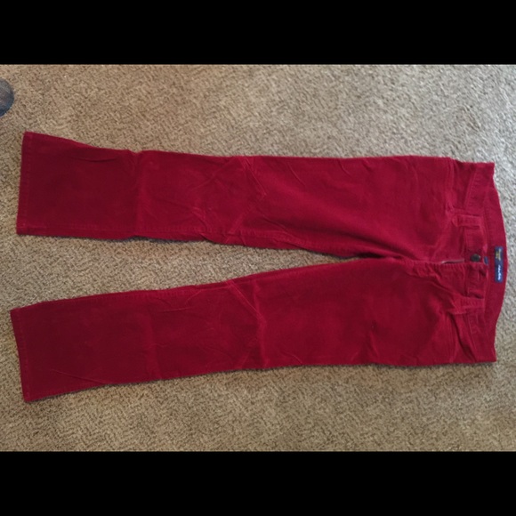 Abercrombie red stretch cords