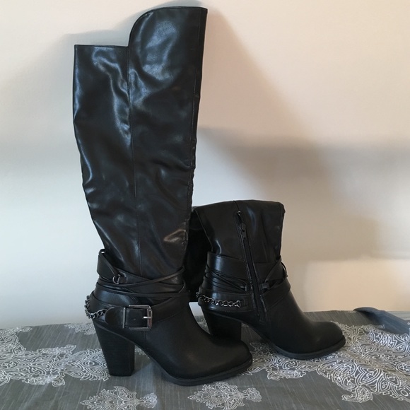 Black boots