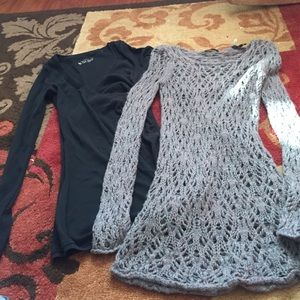 ONLY the dark long sleeve tunic