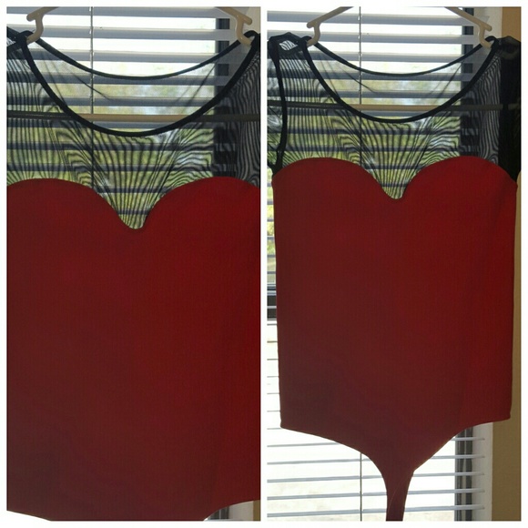 NEW Red Bodysuit