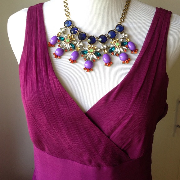 NWOT JCrew silk dress in Spiced Wine sz 10