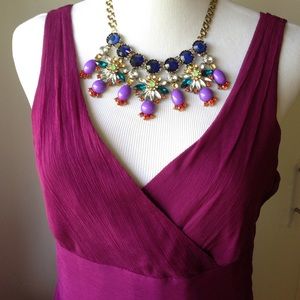 NWOT JCrew silk dress in Spiced Wine sz 10