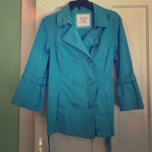 Sonoma light weight turquoise blue jacket