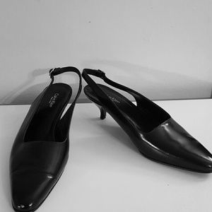 Calvin Klein Black Heels-Size 7