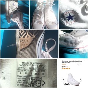 White high top converse