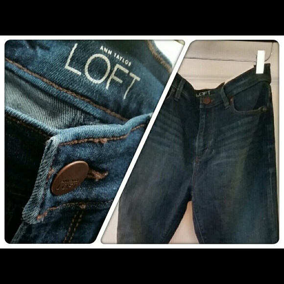 PERFECT LOFT High Waisted Skinny Ankle Jeans Size2