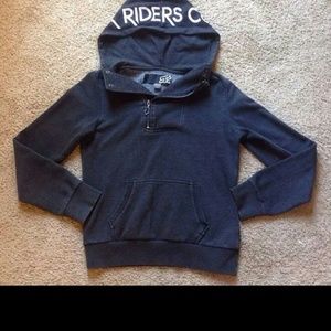 Women's Fox Riders half zip hoodie