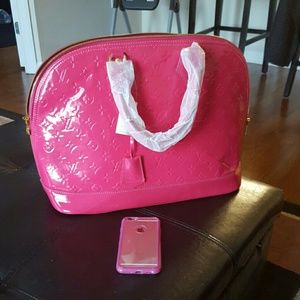 Hot pink purse