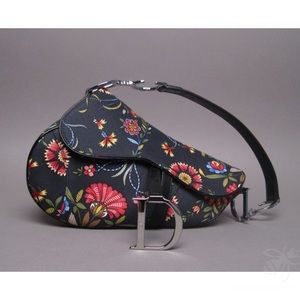 Christian Dior Russian flower saddle bag