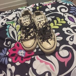 Cheetah Print Converse