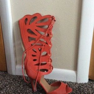 Lace up sandals