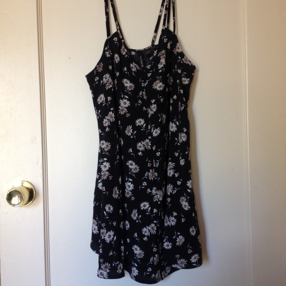 black sunflower dress