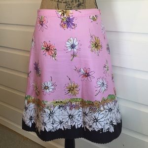 Anthropologie Cute Landscape Skirt