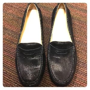 Nieman Marcus black loafers
