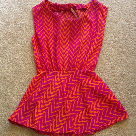 Open back peplum shirt