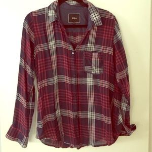 Rails plaid button down shirt