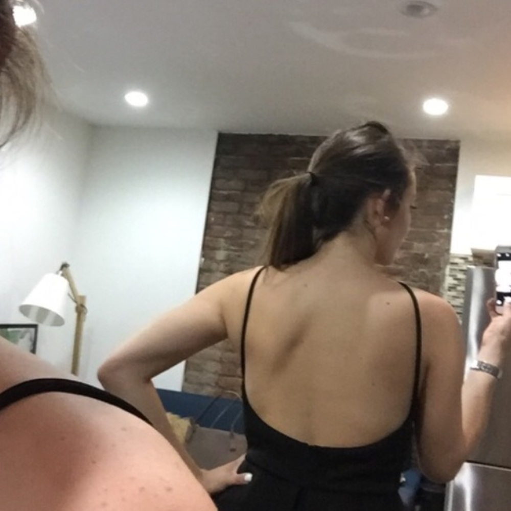 Black Peplum Dress - Picture 6 of 6