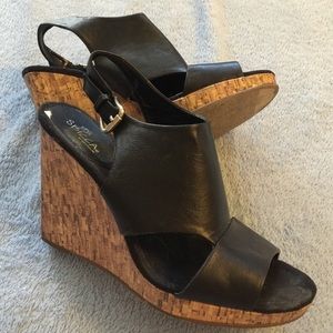 SBICCA cork heel sandal