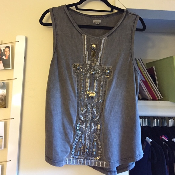 Urban Outfitters Tops - Ecote Embellished Muscle Tee