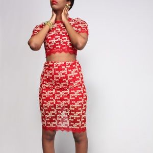 2 piece skirt set