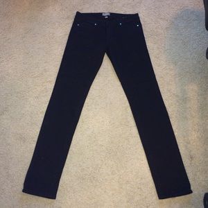 Paige jeans black like new!